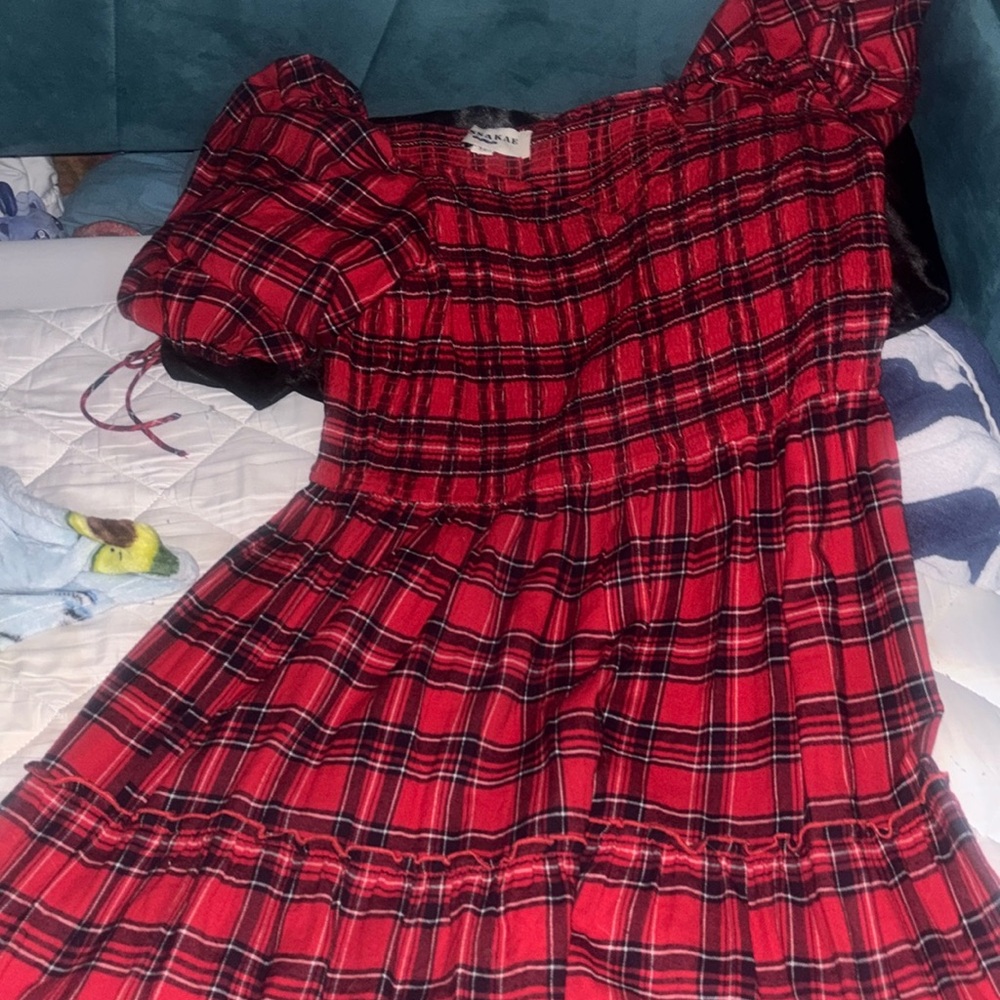 Jessakae red flannel dress perfect